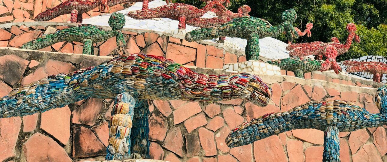 Rock Garden Chandigarh – A unique sculpture garden created from industrial and urban waste materials, a must-visit attraction in Chandigarh.