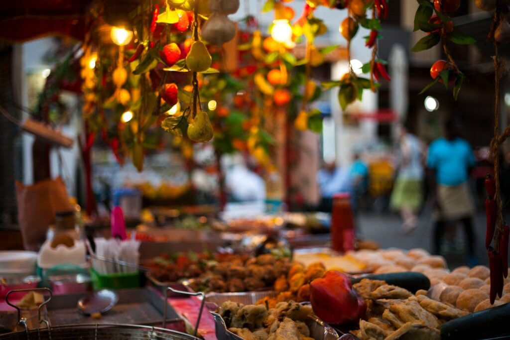 Katra Jaimal Singh and Hall Bazaar market in Amritsar, Punjab, India